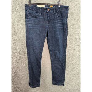 Pilcro and the Letterpress Stet Mid Rise Ankle Jeans Split Cuff Womens 28